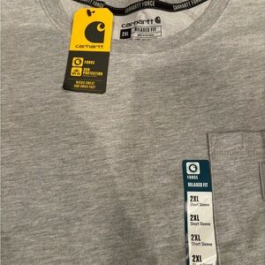 Carhartt Men's Heather Gray Short Sleeve Tee